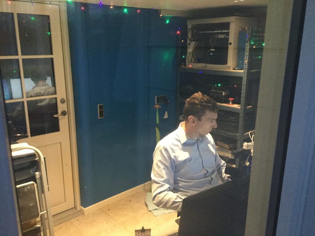 Lasse på det nye kontor